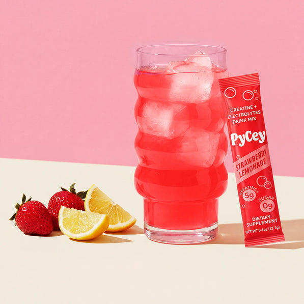 Strawberry Lemonade Electrolyte Creatine Powdered Drink