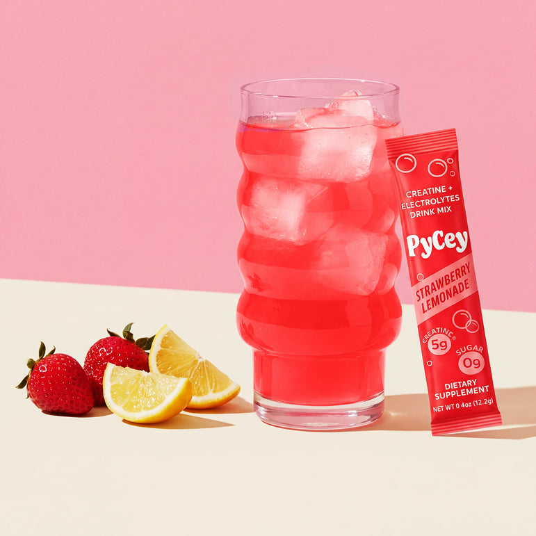 Strawberry Lemonade Electrolyte Creatine Powdered Drink