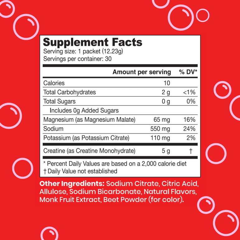 PyCey Creatine Strawberry Lemonade 30 Pack