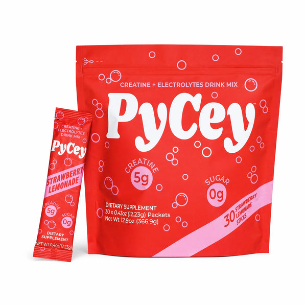 PyCey Creatine Strawberry Lemonade 30 Pack