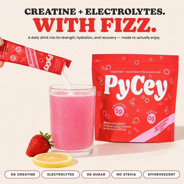 PyCey Creatine Strawberry Lemonade 30 Pack