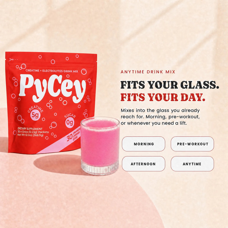 PyCey Creatine Strawberry Lemonade 30 Pack